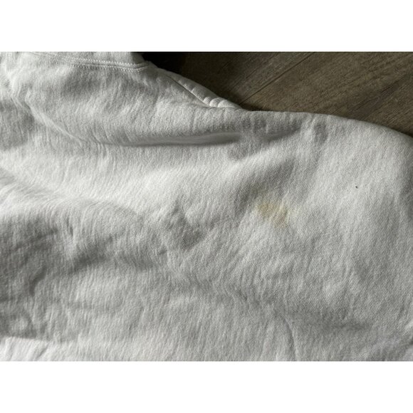 J jm  DEUTSCHLAND Half-Zip Pullover Sweatshirt German National Emblem S L White - Picture 10 of 15